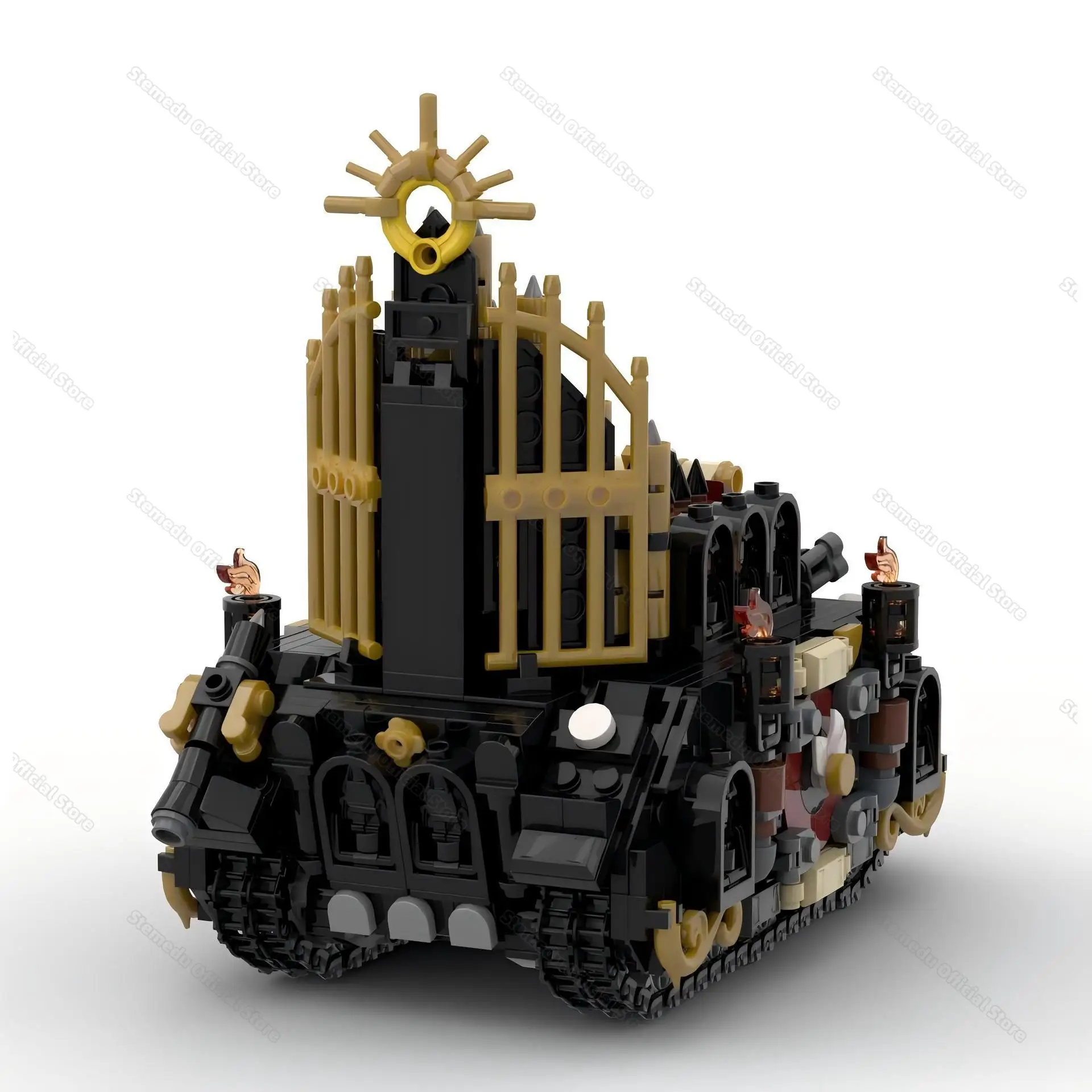 MOC Bouwstenen Hamer Battle Mecha Tank Troop Carrier Gepantserde Voertuig Missile Launcher Terreinwagen Speelgoed Kids Gift