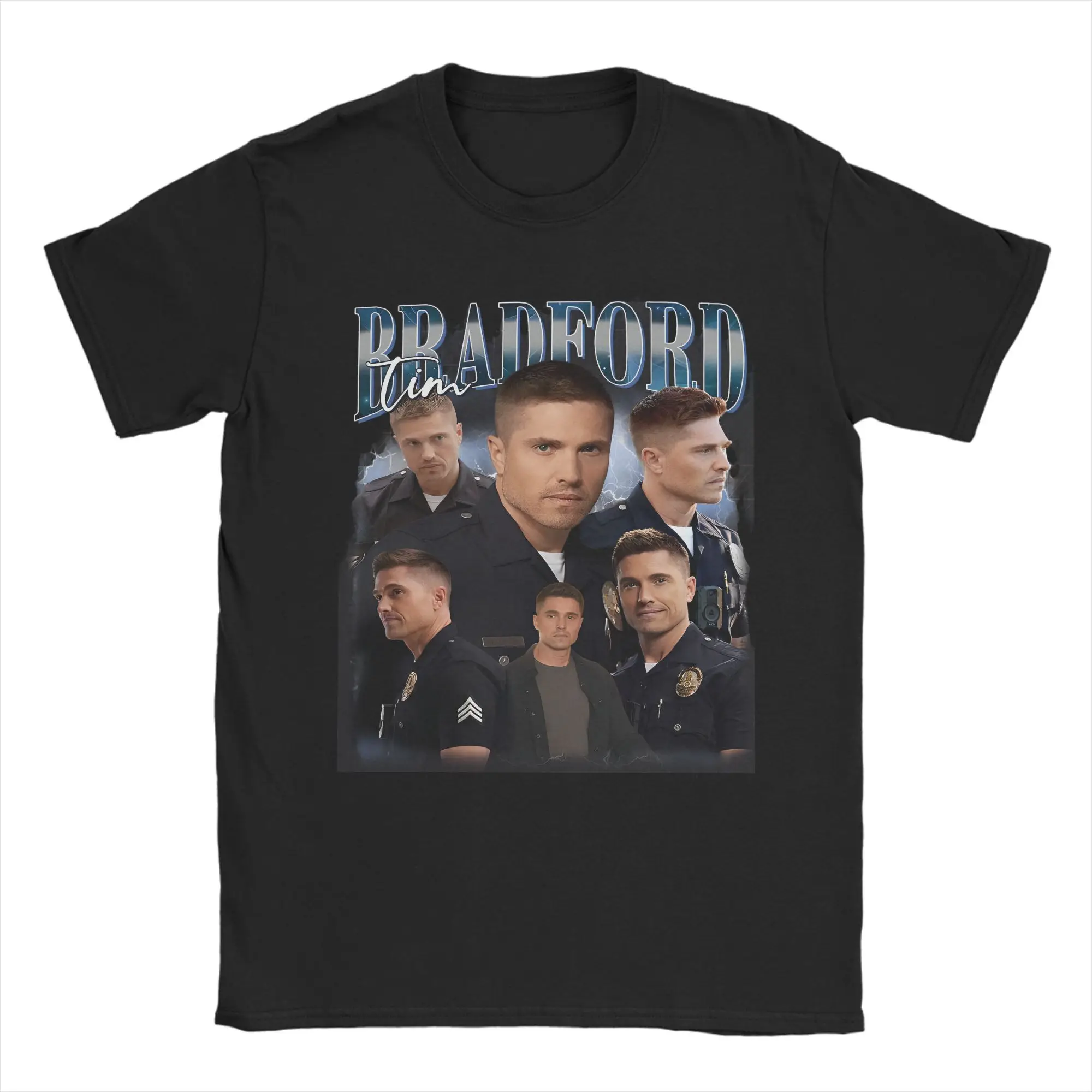 The rookie Tim Bradford Graphic Printed T Shirt Men Women Cotton Tee Shirt Clothes