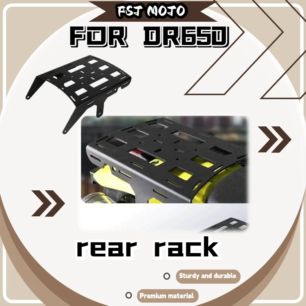 For DR650 Curved Reinforced Luggage Holder Strong Load Bearing Stable For Heavy Cargo Long Distance Tour Fittings