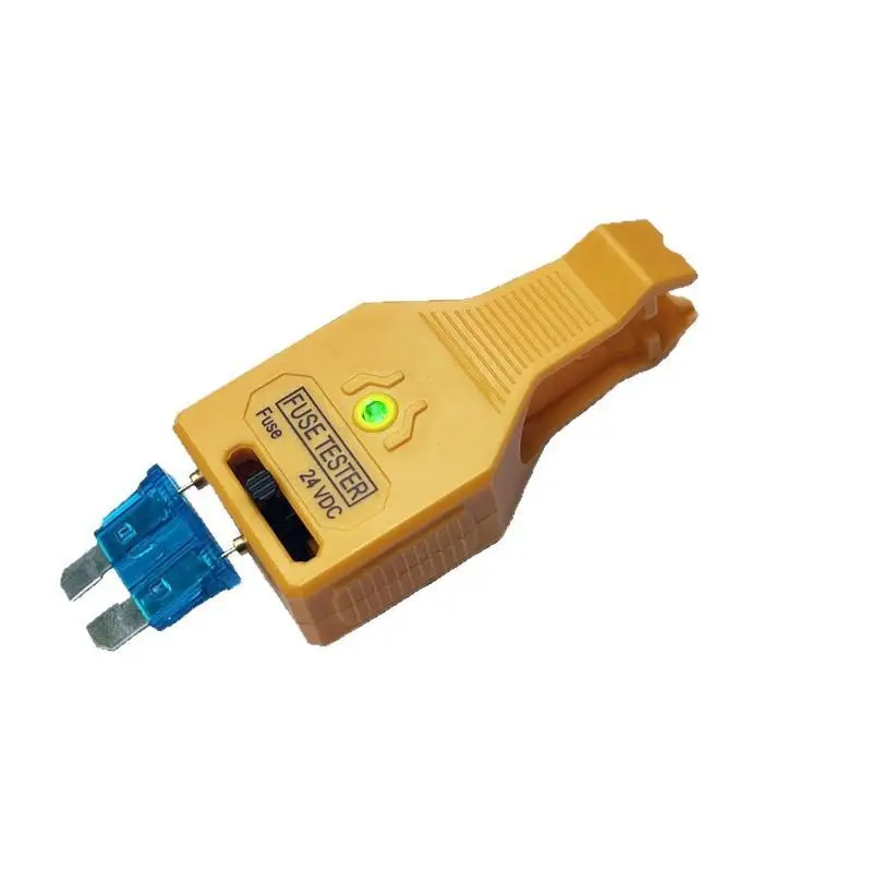 Universal Car Fuse Puller Tester Kit Durable Auto Fuse Checker Removal Tool with Green LED for Roadside Car Emergency