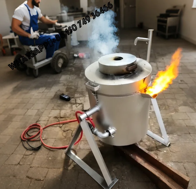 

50kg LPG Propane Melting Furnace Heavy-Duty Gas Smelter for Gold Silver Aluminum Copper Steel Foundry Crucible Liquefied