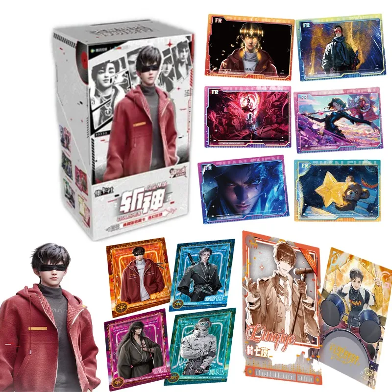 

Card Fun Genuine Zhan Shen Cards Mortal God Domain Collection Card Psychedelic Fantasy Series Lin Qiye Аниме Периферийные Подарочные Игрушки