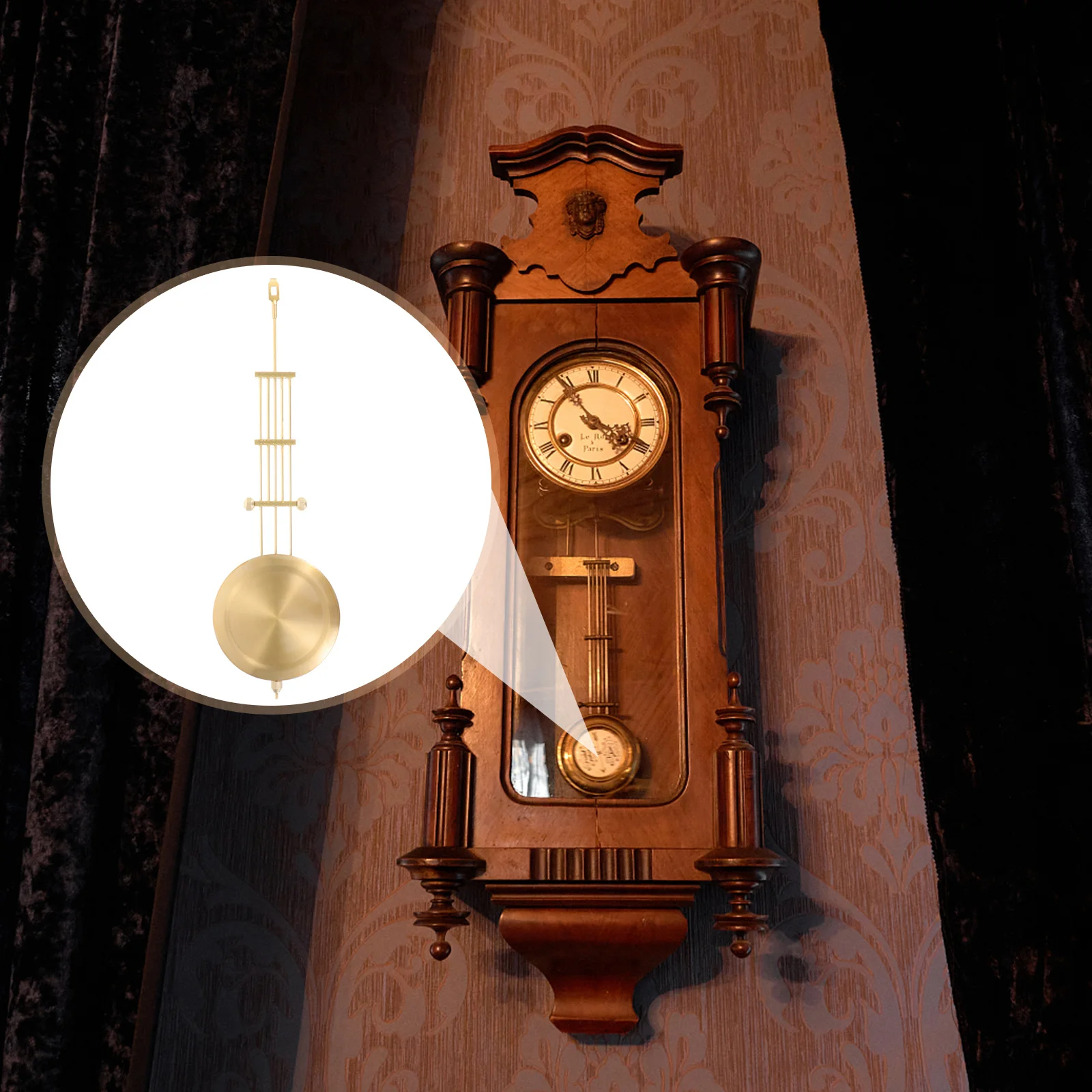 

Clock Pendulum Replacement Metal Pendulum for Wall Clock DIY Repair Parts Relaxing Craft Gift Home Decoration Supplies