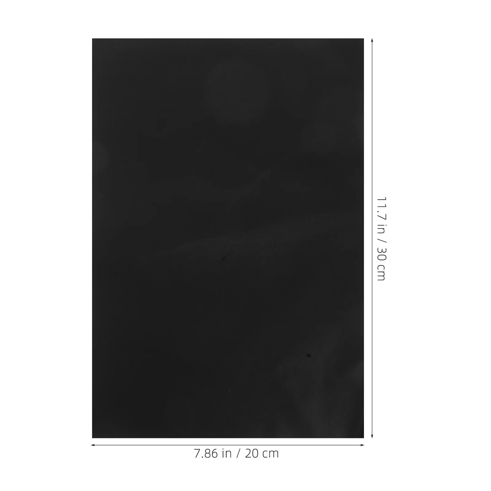 Autocollants pour tableau noir A4, feuilles de PVC polymère noir, étiquettes adhésives pour pots, boîtes, tablettes d'affichage, facile à nettoyer, 8 pièces