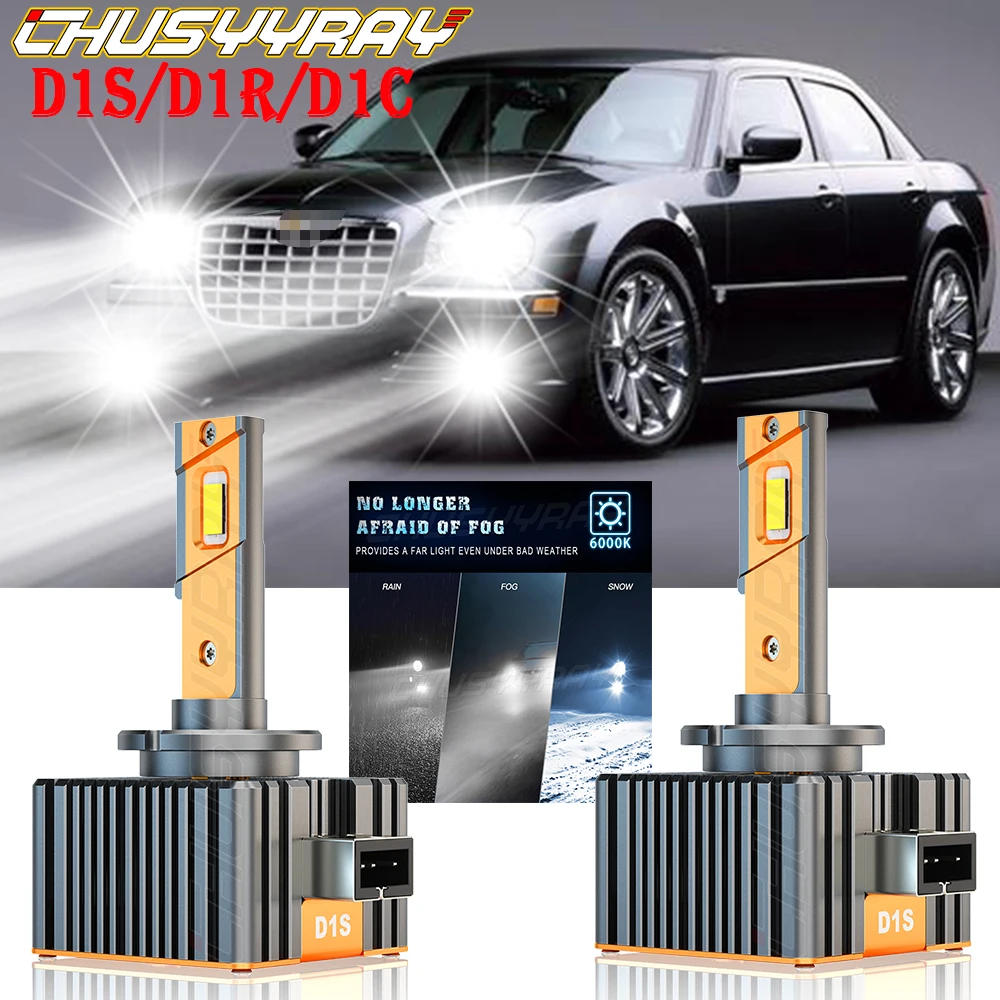 CHUSYYRAY Car lights Compatible For Chrysler 300 2005-2009 D1S/D1R/D1C HID Xenon Headlight Low beam Bulbs Car accsesories luzes