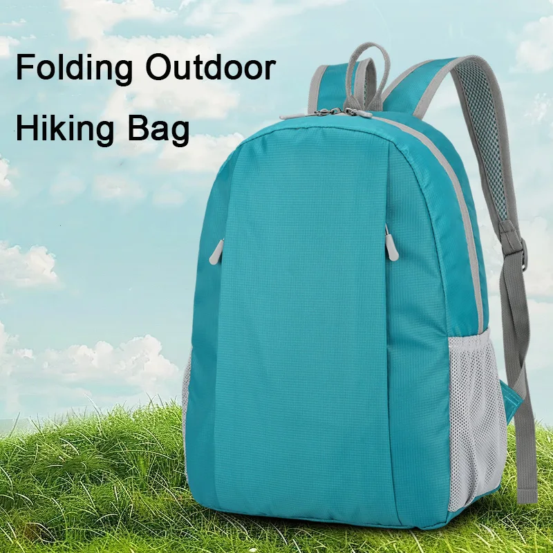 Outdoor Lightweight Hiking Backpack Men And Women With The Same Large Capacity Simple And Durable Folding Camping Backpacks