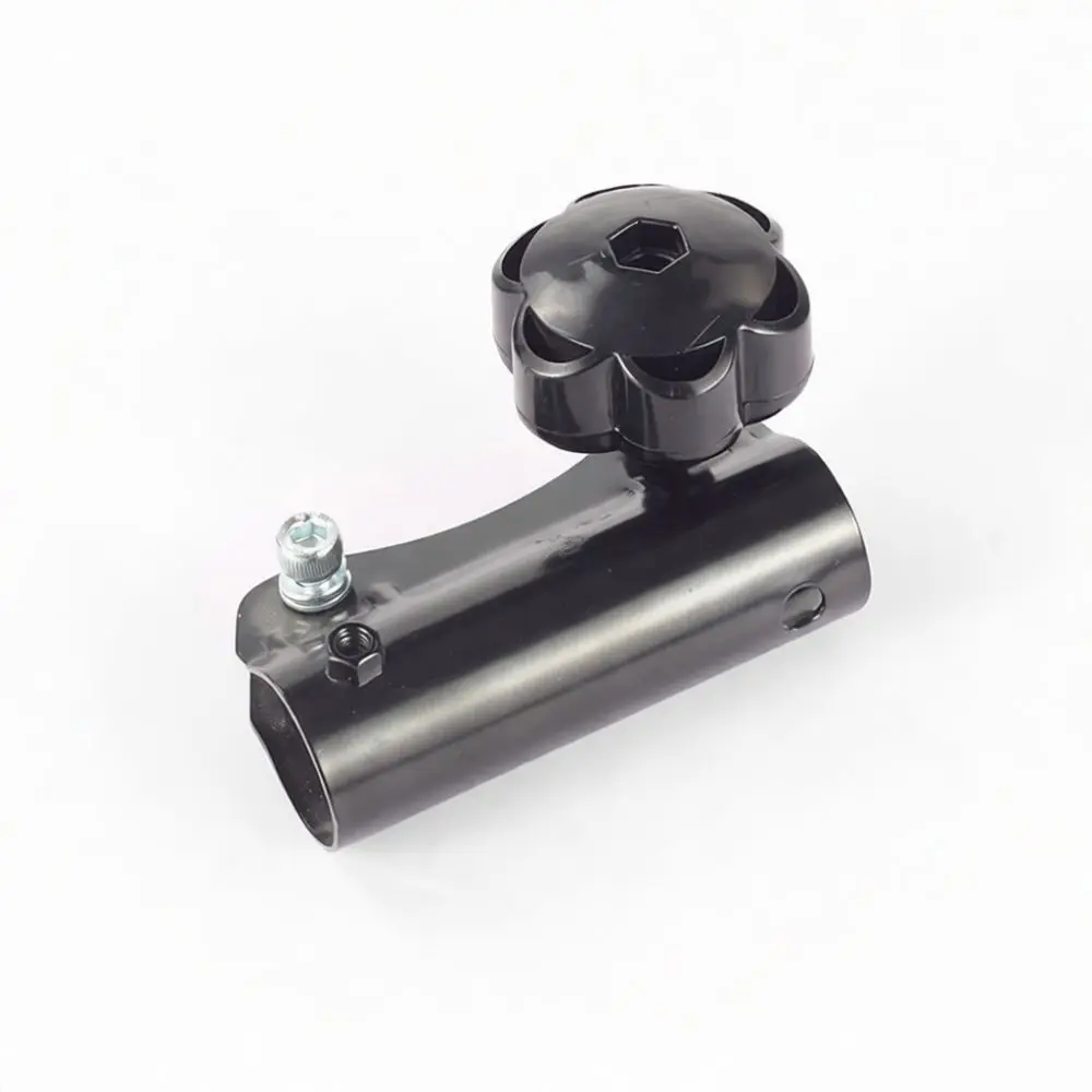 Lawn Mower Shaft Extension Adapter Metal Connector Dual Hole Lock Design Garden Eater Durable Power Tool Spare Parts