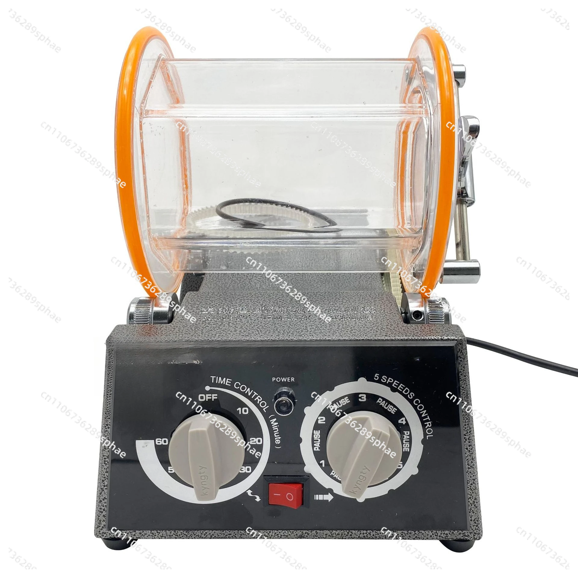 KT6808/2000 Roller Polishing Machine Gold and Silver Jewelry Walnut Copper Coin Polishing Small Polishing and Cleaning Machine