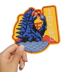 1PC Sushi Tokyo Travel Embroidered Patch Iron On Sew On Patches For Clothes Cap Bag Jacket DIY Gift Hot Adhesive Landmark Badge