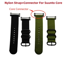 Watch Nylon Strap For Suunto Core Band Bracelet Replacement Wristband Belt Connector Accessories Waterproof Band