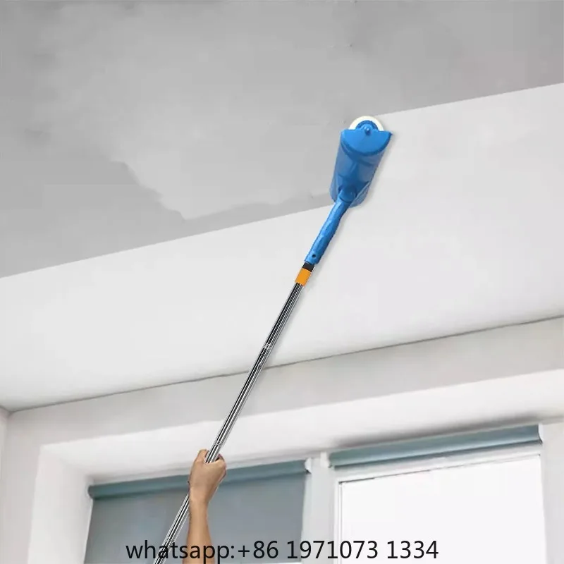 Home Ceiling Paint Roller Anti Splashing Wide Application Ceiling Paint Roller 10 Inch Convenient Handle Adjustable for Door