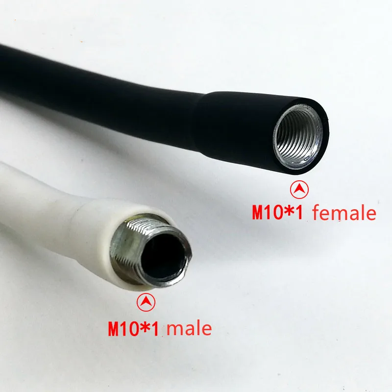 1PCS Dia12mm/16mm M10 Male Female Thread Soft Light Flexible Conduit DIY Metal Silicon Gooseneck Hose SerpentineTube Clamp Lamp image 3