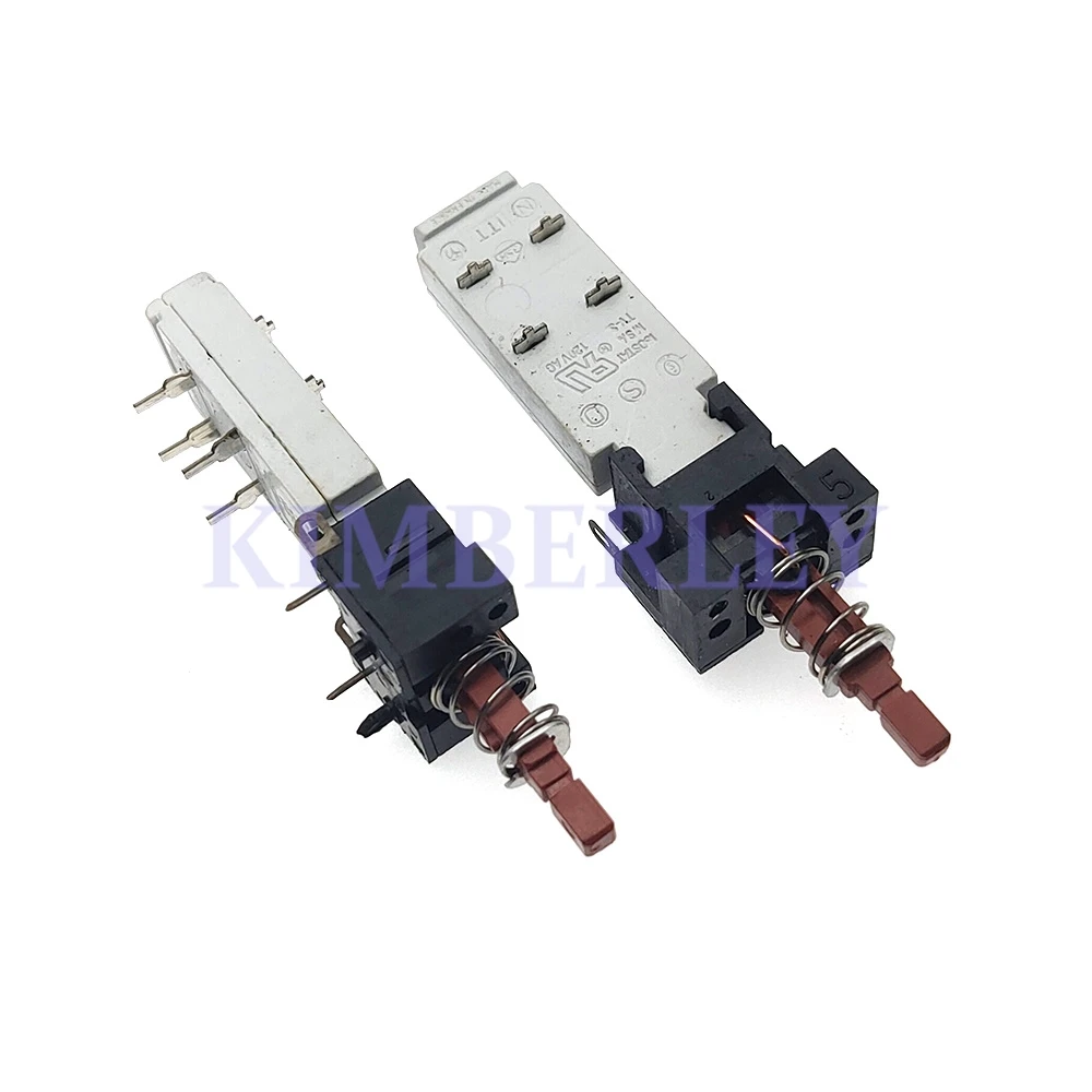1 Piece Power Self Locking Key Switch 4A 250V TV-3 Push Toggle Switch