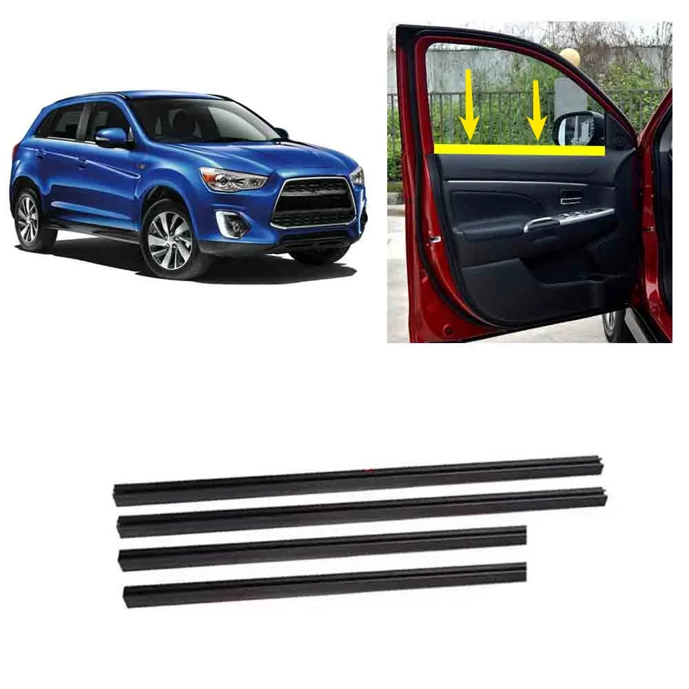 

4 Pcs Inner Window Rubber for ASX 5706A264 Inside Weatherstrip for Asx GA 2010-2021 Glass Inner Laminate Rubber