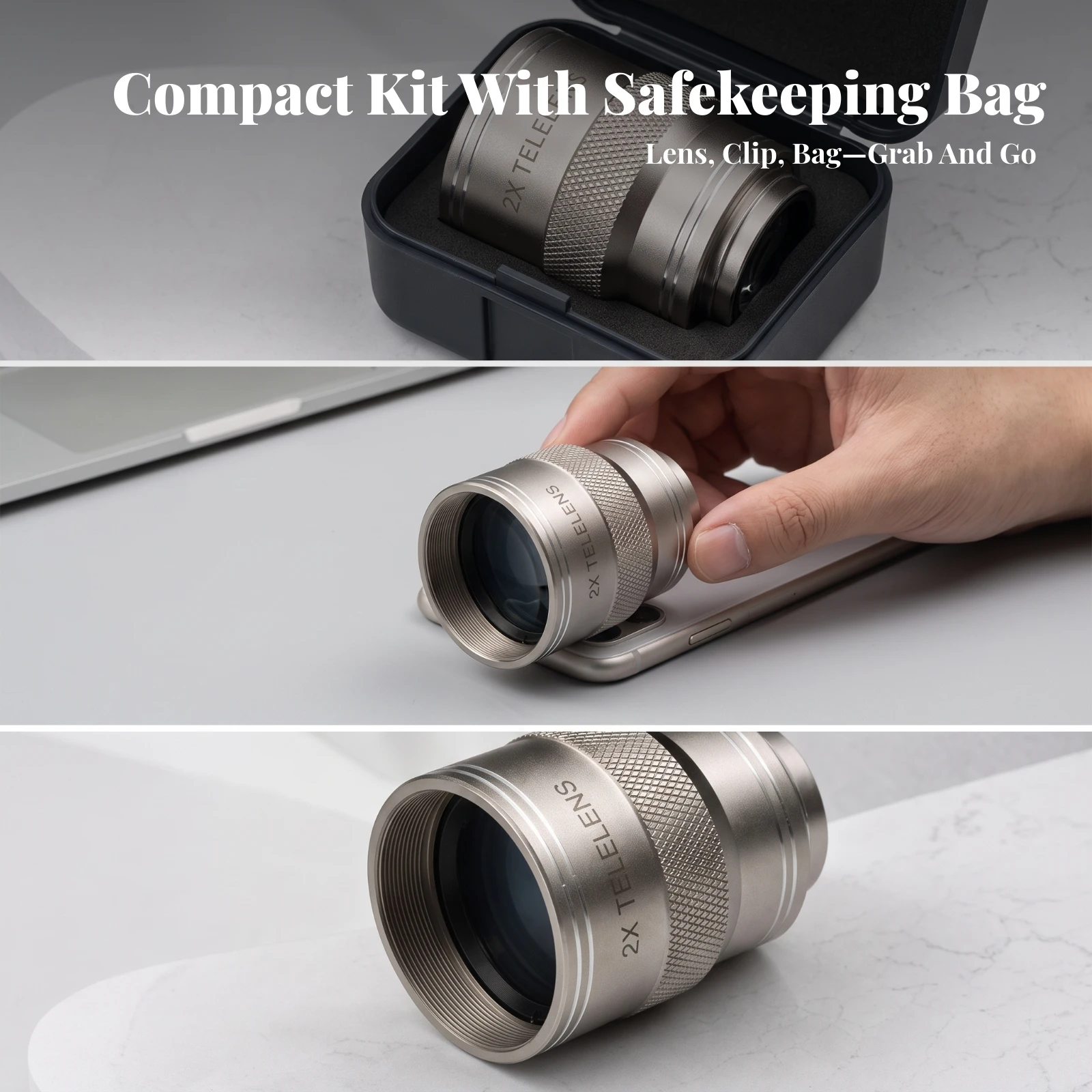 Phone Accessories For Content Creators - Mobile Phone Telephoto Lens Sturdy Mobile