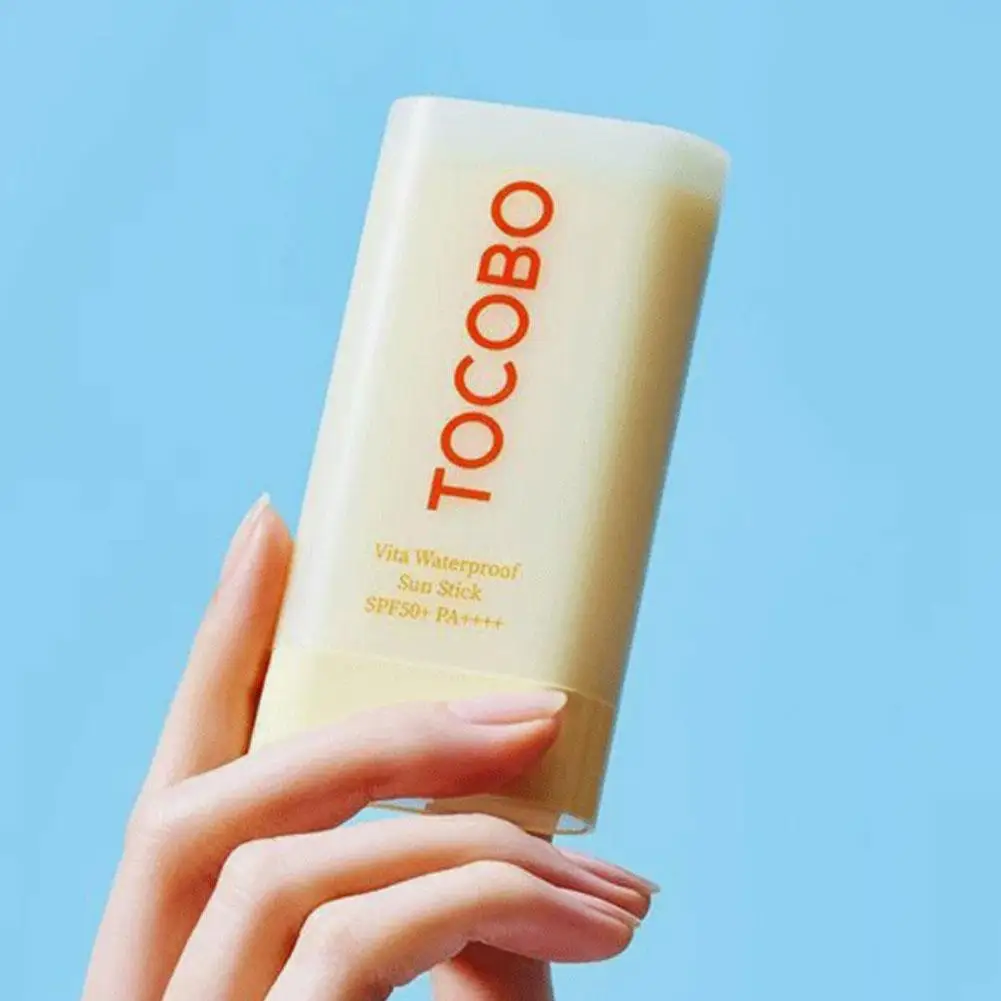 TOCOBO aplicar protector solar de algodón en barra SPF50 + refrescante hidratante textura suave protección UV protector solar cuidado de la piel