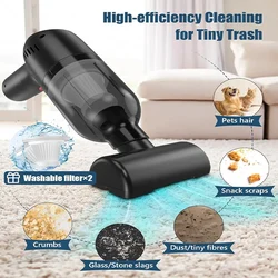 Car Vacuum Cleaner 99800Pa Powerful Cleaning Machine for Home Appliance Car Cleaner Wireless Portable Mini Vacuum Cleaner