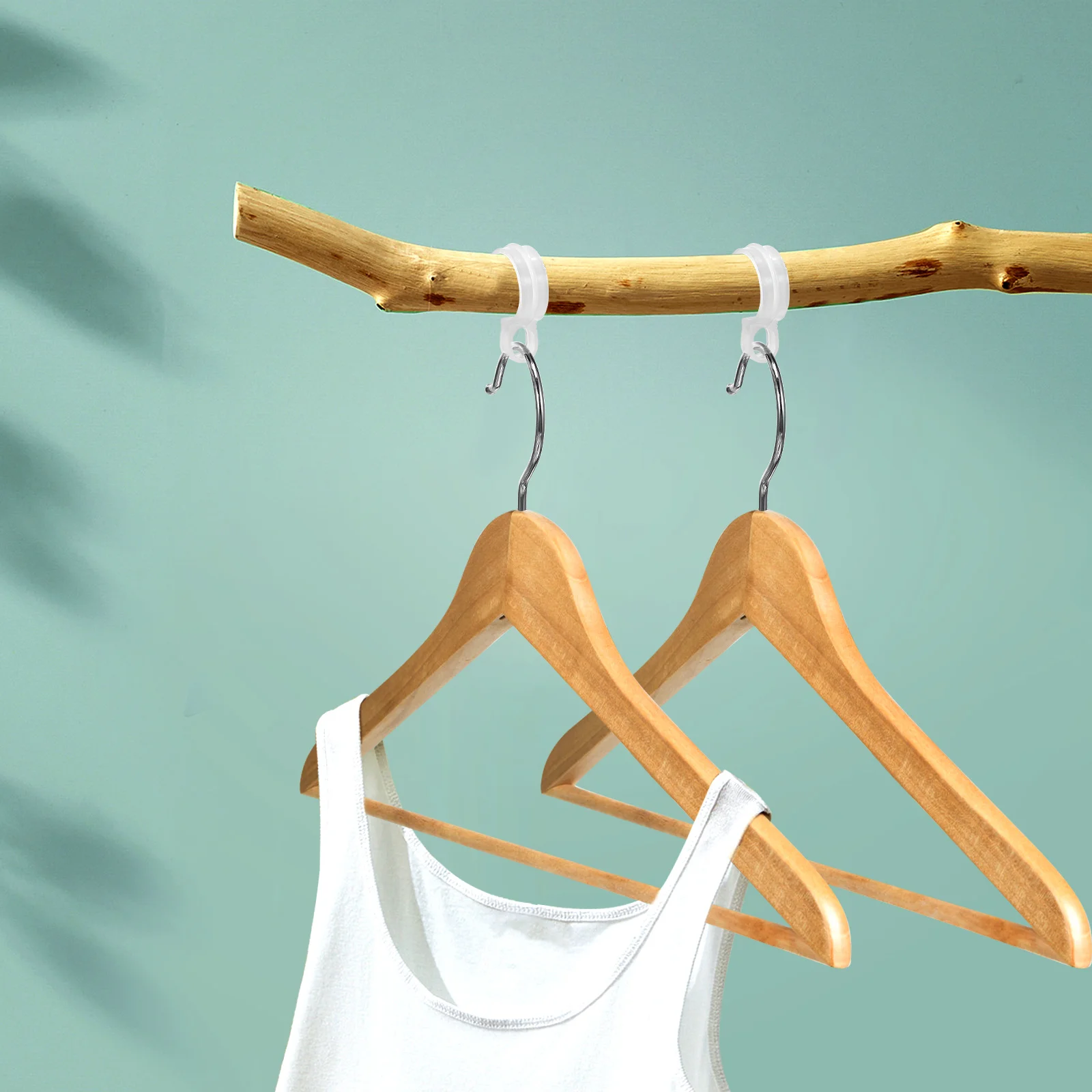 

24 Pcs Windproof Hooks Clothes Drying Clips Transparent Outdoor Laundry Hooks Sturdy Plastic Wide Applicability