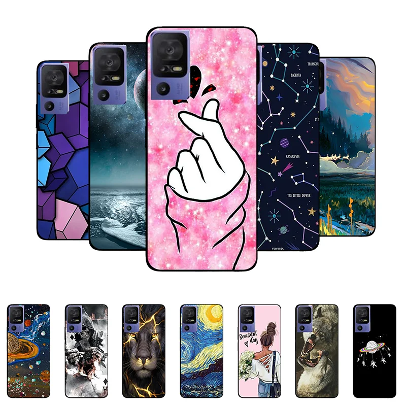 Case for TCL 40 SE Cover T610K Soft Silicone Cute Back Case Covers for TCL 40 SE Phone Cases for TCL 40SE 2023 Funda Coque