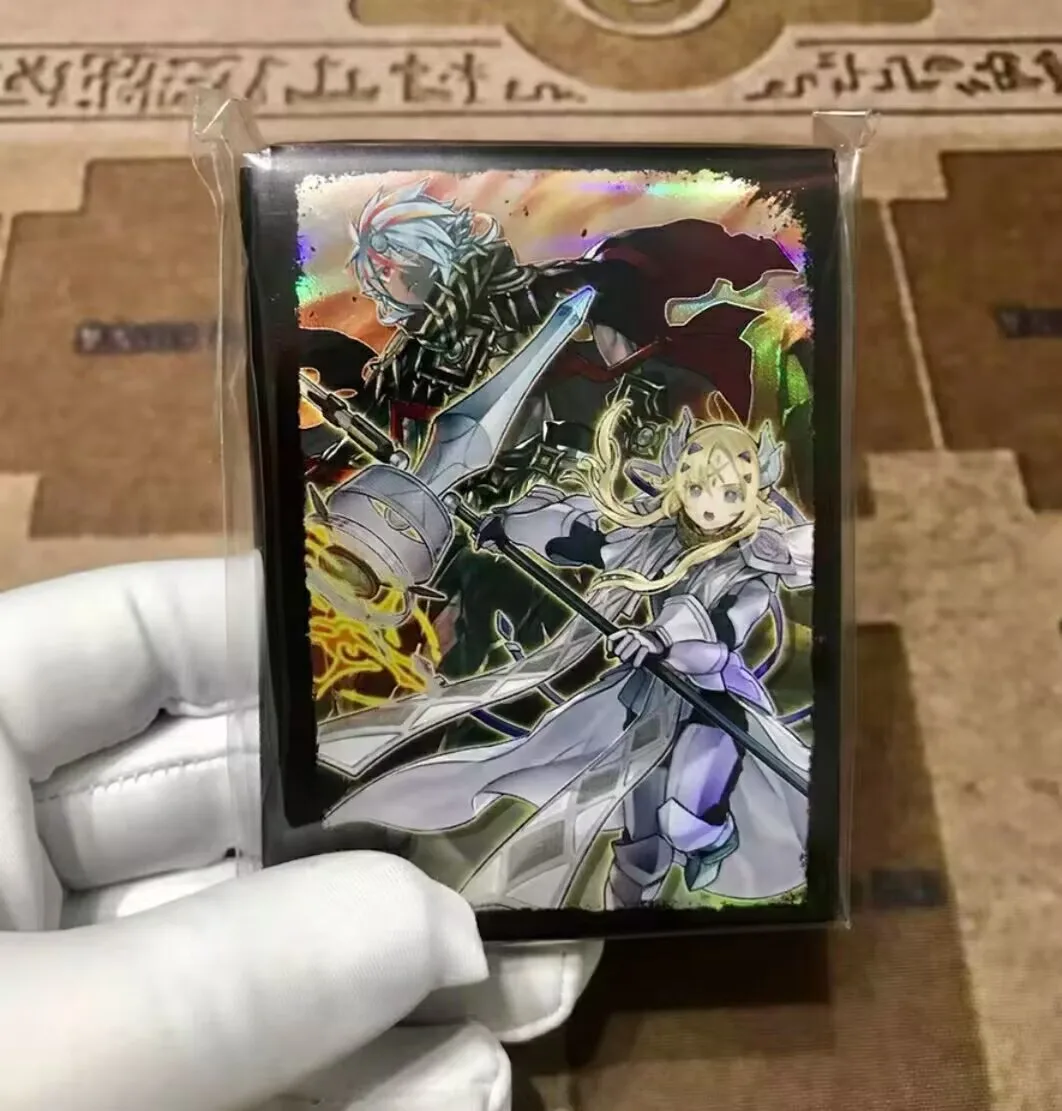 100Pcs Yugioh KONAMI Fallen of Albaz Dogmatika Ecclesia The Virtuous Official Collection Sealed Card Protector Duelist Sleeves