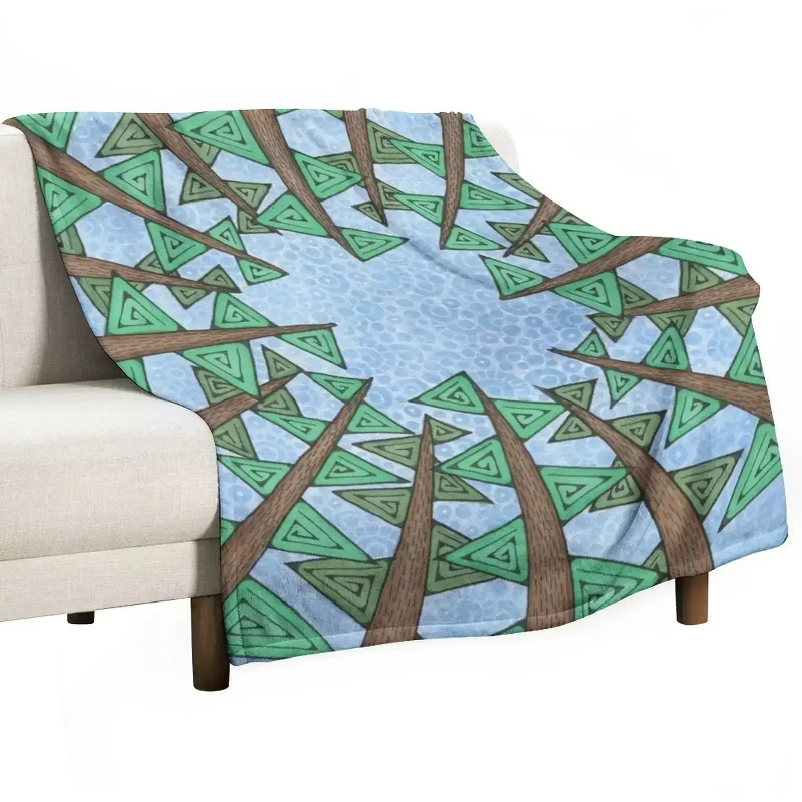 For the Trees Throw Blanket Stylish Couch Blanket for Home Living Room