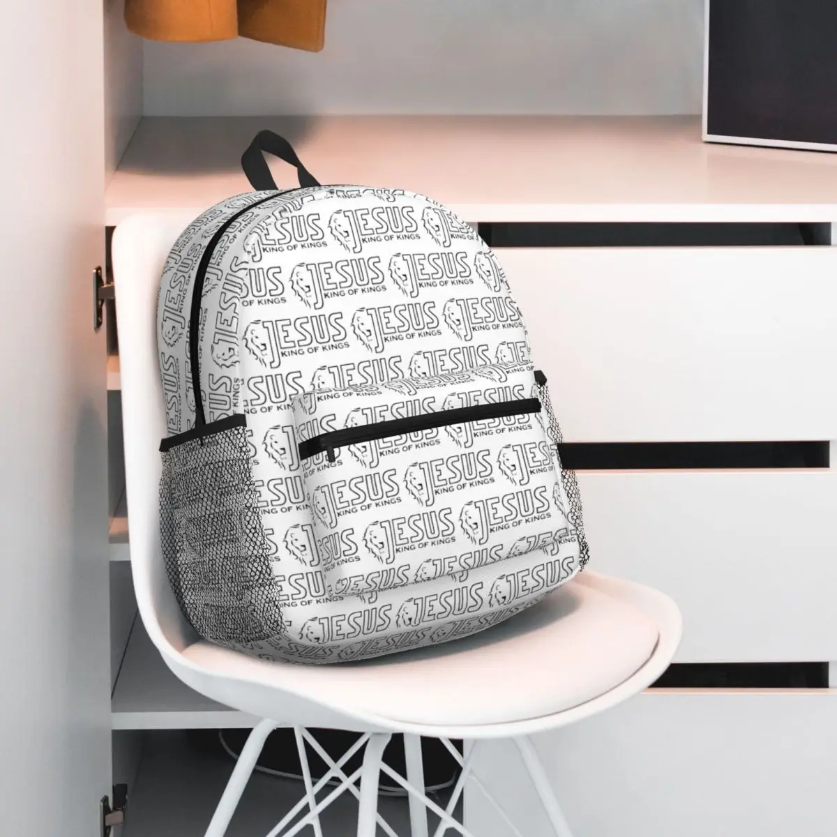 Jesus Christ Yeshua Student Backpack School Bag Hiking Travel Daypack for Boys Girls Bookbag Shoulder Bags