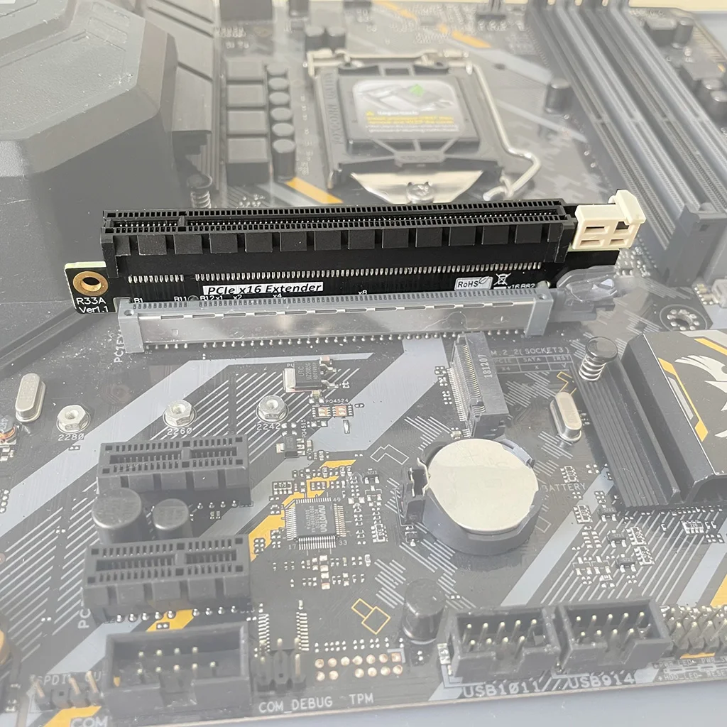 Pcie 4.0x16 Gen3/4 Placa de proteção de teste Placa gráfica Expansão Riser Card Adaptador PCI Express x16 Extensor Slots Protector