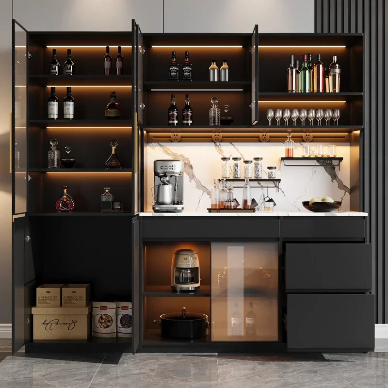 Wine Librero Cabinets Decor House Container Organizer Storage Living Room Cabinets Display Luxury Gabinete Trendy Furniture