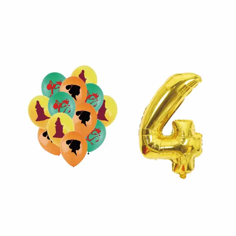 

Disney Mulan Balloon Set, Girls' Birthday Party supplies Decorations, Baby Shower, Holiday Party Decor