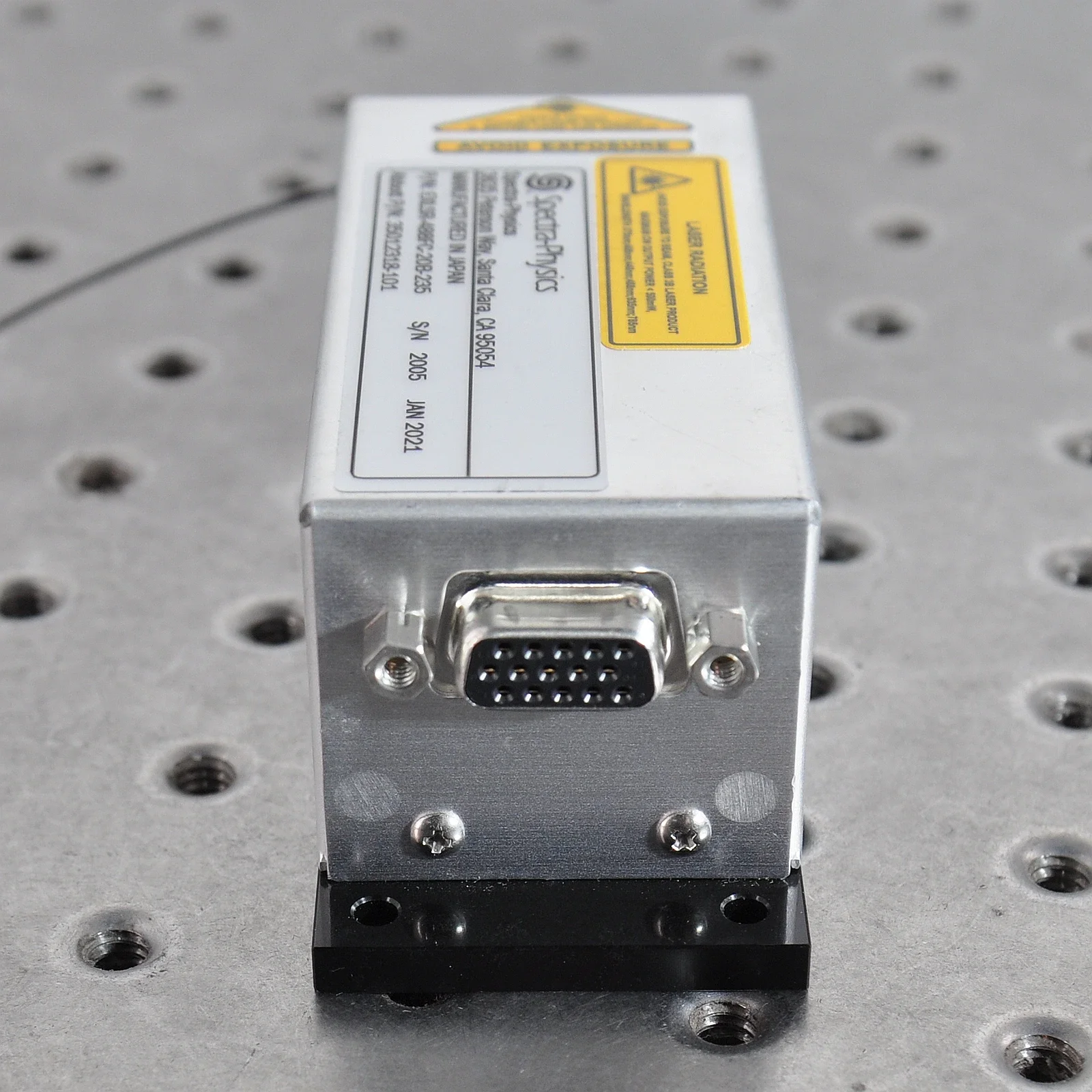 20mW 파장 488nm 이내의 스펙트럼 물리학 레이저 EXLSR-488FC-20A-235 전력