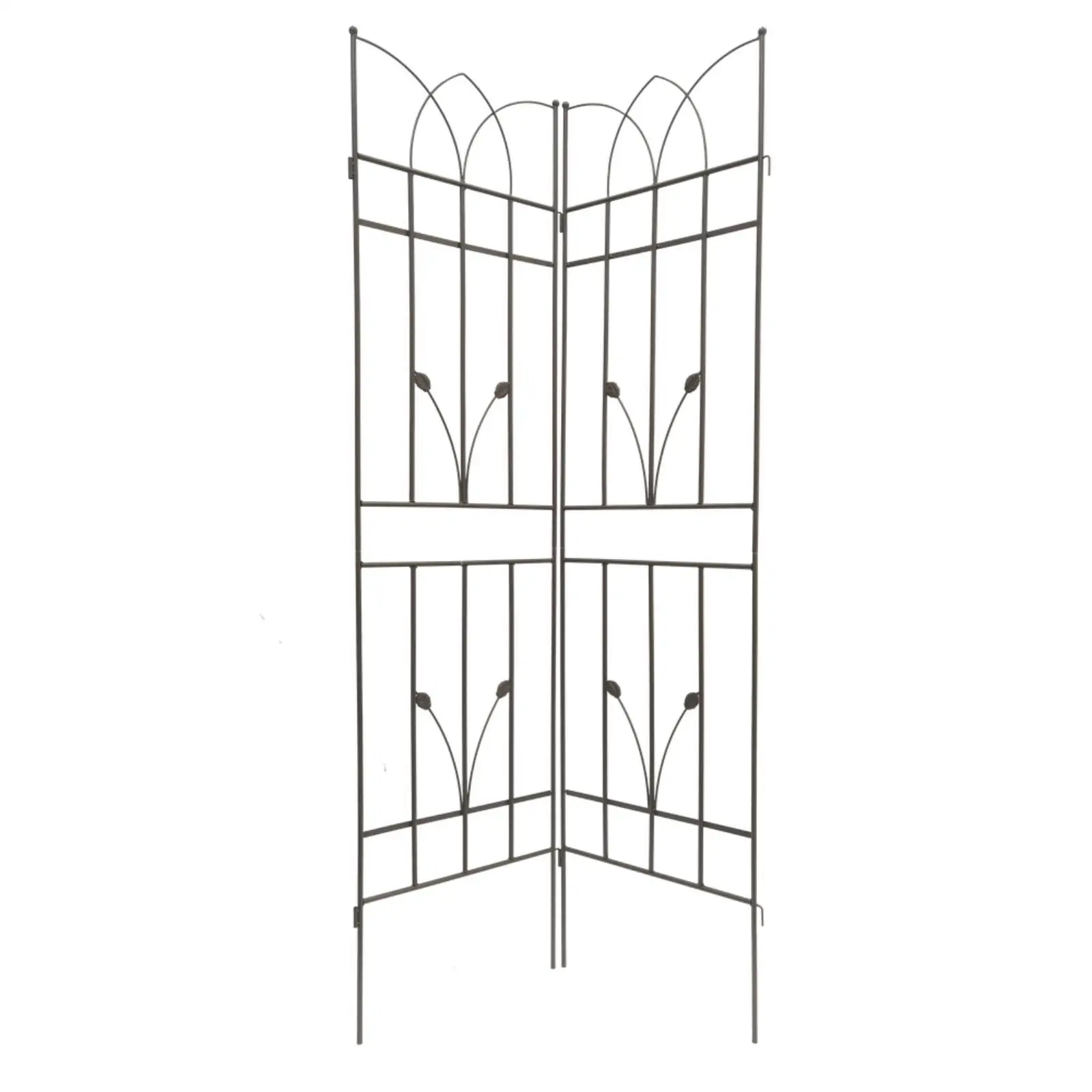 

2 Pack Metal Garden Trellis 71" x 17.7" Rustproof Trellis for Climbing