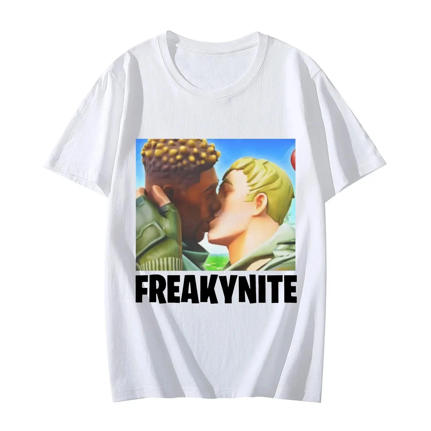 Funny Meme Graphic T Shirts Freakynite Parody Brainrot Joke T-shirts Fashion Casual Loose Short Sleeve T-shirt Streetwear women