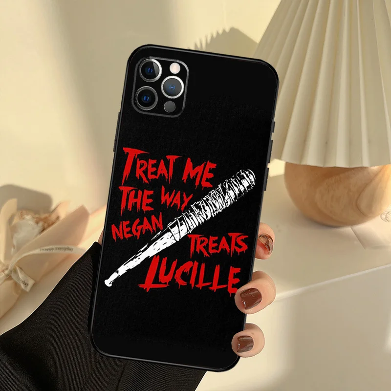 The Walking Dead Negan Case For iPhone 11 12 13 14 15 16 Pro Max Cover For iPhone 13 12 Mini XR X XS Max Plus