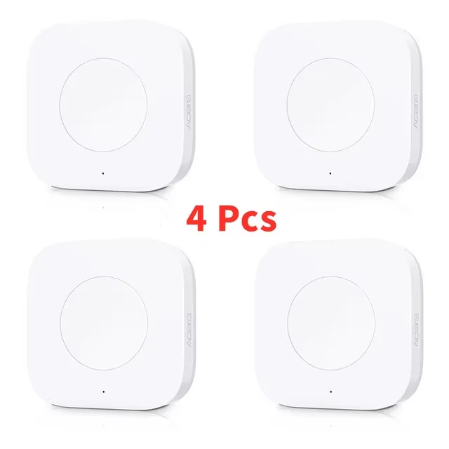 Aqara Sensor Smart Kabelloser Mini-Schalter Zigbee Ein-Tasten-Steuerknopf für Homekit Xiaomi Mihome Smart Home Sicherheit