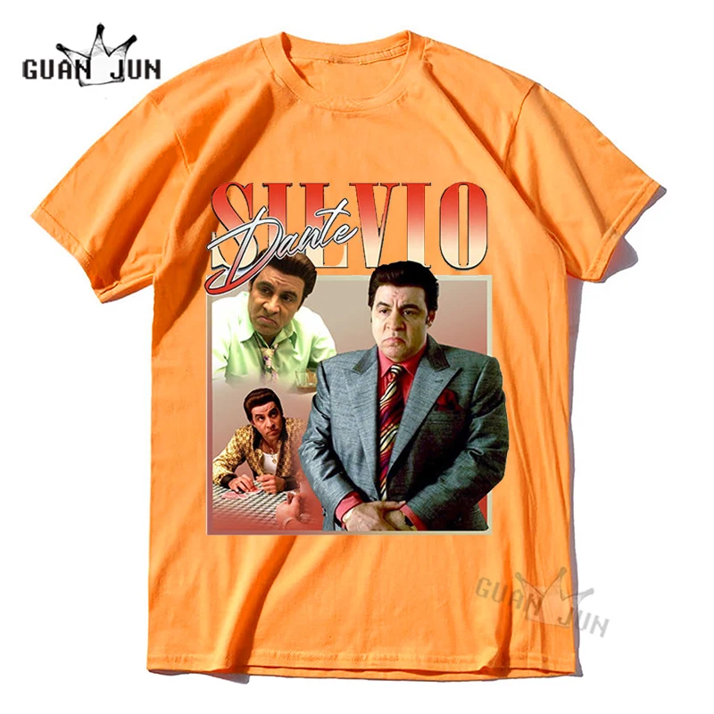 SILVIO DANTE Men Tee Present for Dad Streetwear Unisex T-shirt for Fans of The Sopranos Husband or Boyfriend Gift Idea Dropship