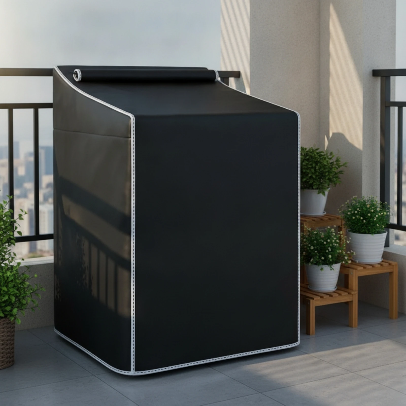 トップロード洗濯機カバー-防水トップロード洗濯機カバー-防塵・日除け-洗濯室、バルコニー用
