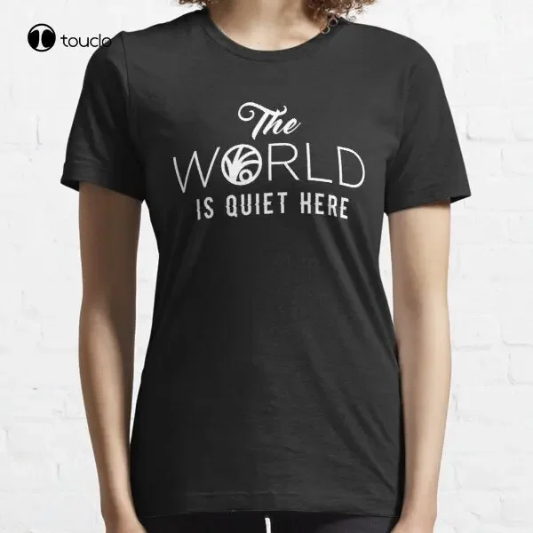 The World Is Quiet Here T-Shirt Tee Shirt Pirate Shirt Men Custom Aldult Teen Unisex Digital Printing Tee Shirts New Popular