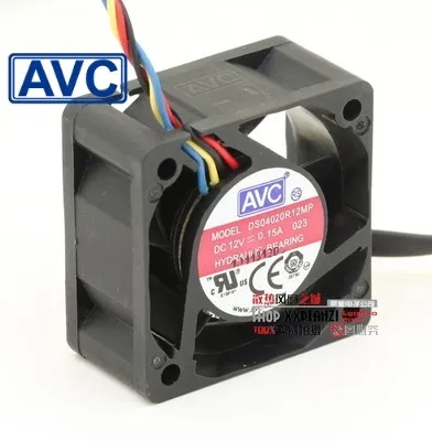 

Для AVC New DS04020R12MP 4020 40 мм 12 В 0.15A 4-линейный поддержка PWM охлаждающий вентилятор 40*40*20 мм