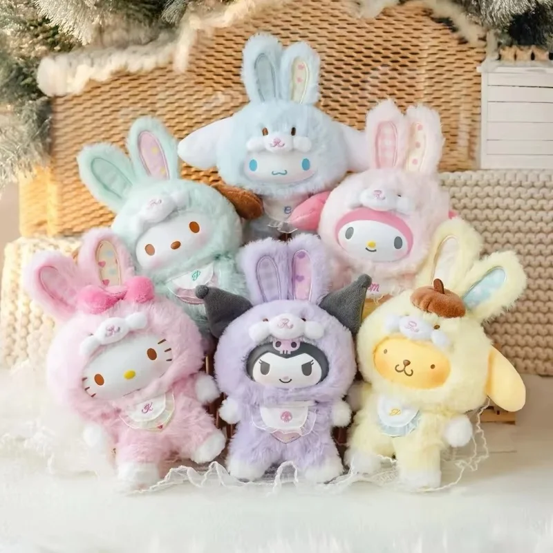 

New Arrival Original Anime Sanrio Elf Rabbit V3 Blind Box Third Generation Baby Cute Kuromi Dolls Decoration Doll Birthday Gifts