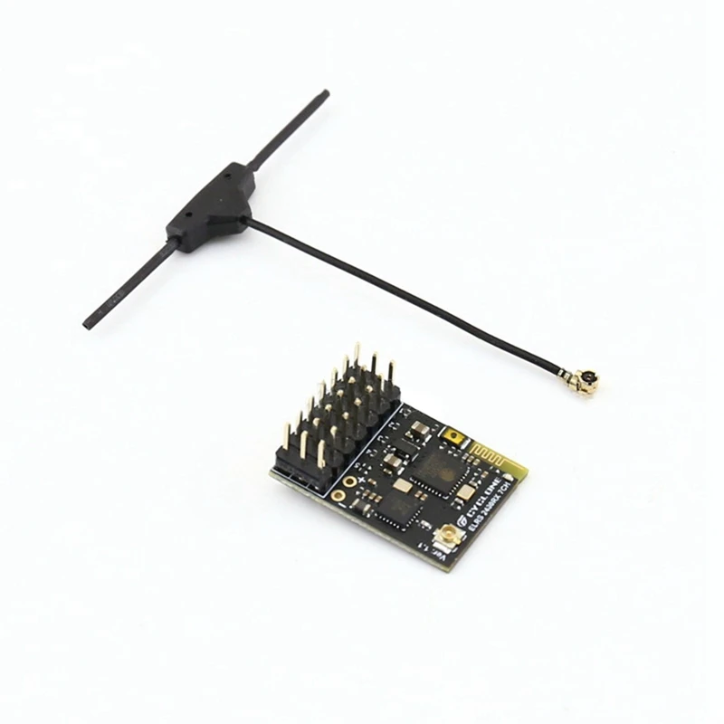 Receptor ELRS 2,4G PWM 7CH FPV con antena tipo T para RC FPV Dron de carreras de largo alcance Quadcopter