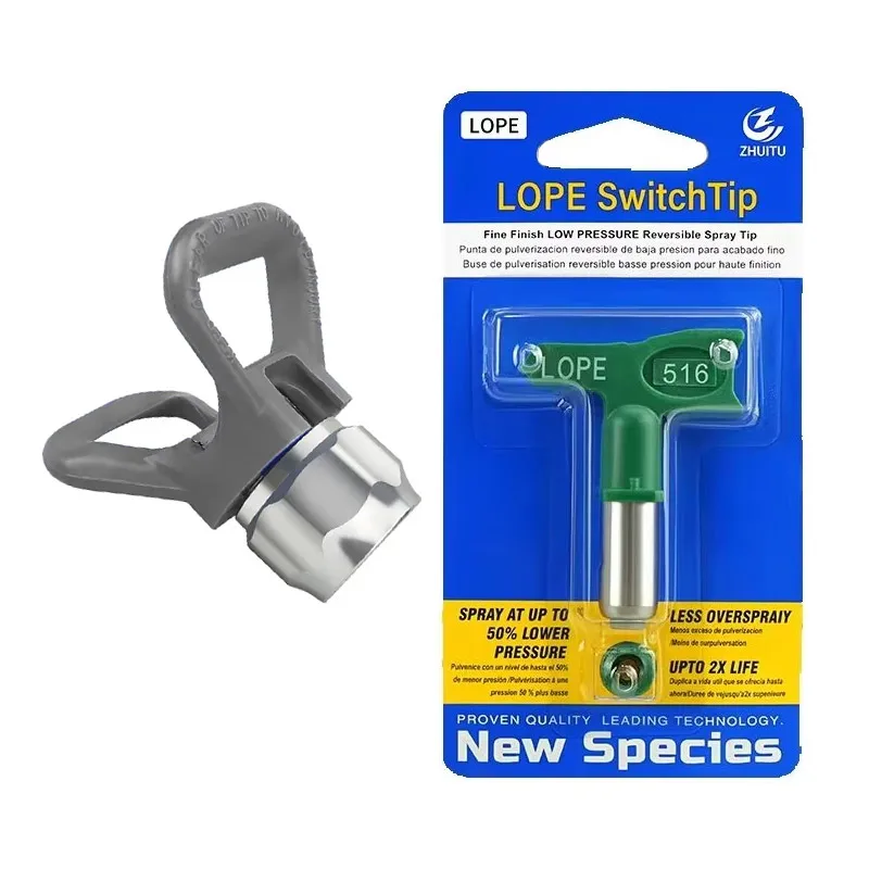 Low Pressure 1-5 Series Airless Tips LOPE Nozzle with 7-8 Nozzle Guard For Titan Wagner Airless Paint Spray Sprayer Pating Tools
