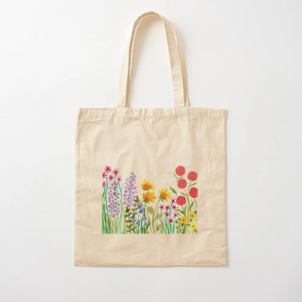 Pretty summer wildflowers Tote Bag Canvas bag Fabric bag canvas tote Women's bags