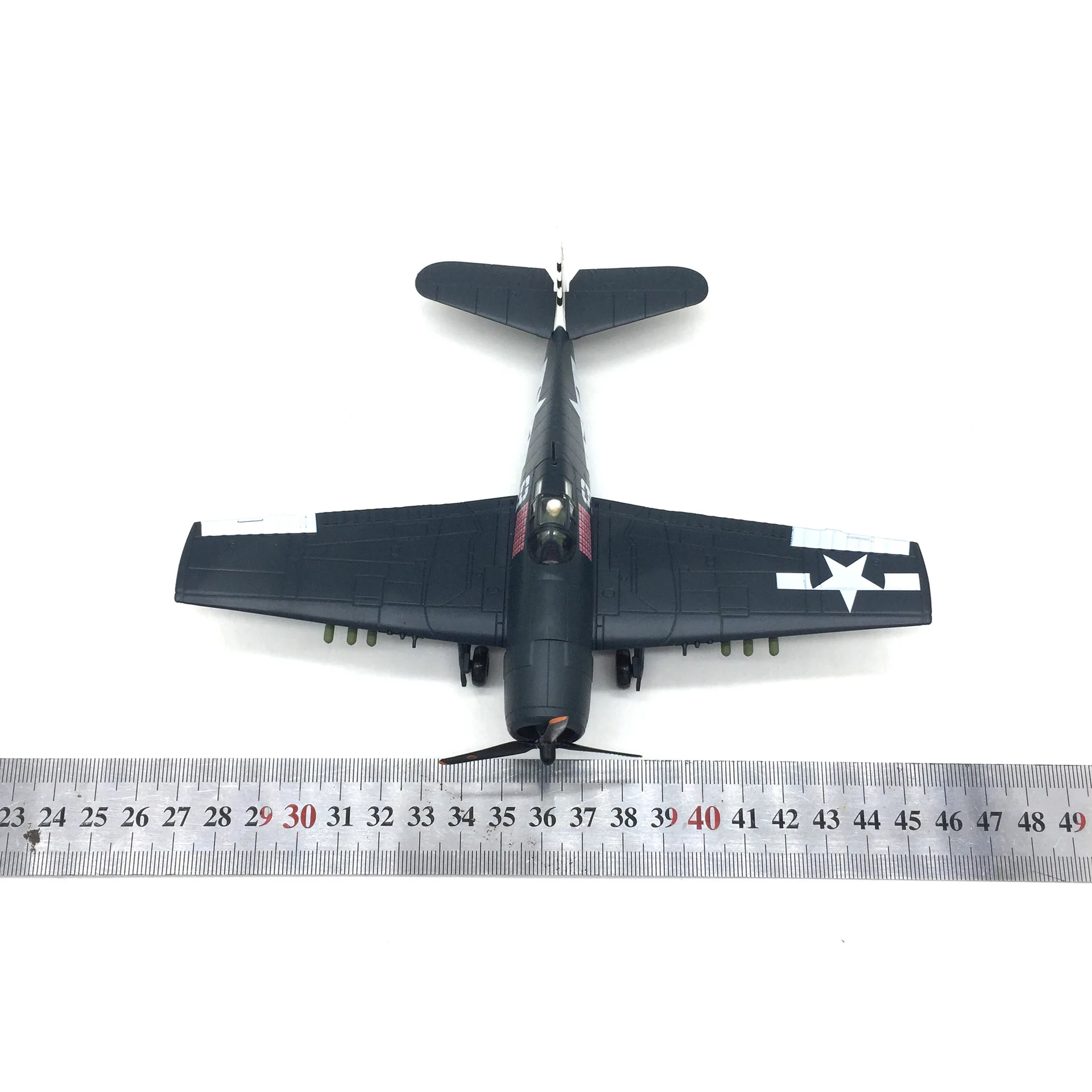 Scale 1/72 Fighter Model, US F6F Hellcat Military Aircraft Replica Aviation World War WW2 Plane Collectible Toys for Boys