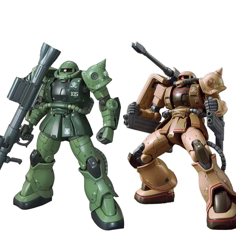 HG 1/144 Kit de modelos de ensamblaje GTO MS-06C-6/R6 Zaku 2 tipo C-6 figuras de acción de anime Robot Mecha modelo de plástico muñeca de juguete regalos para niños