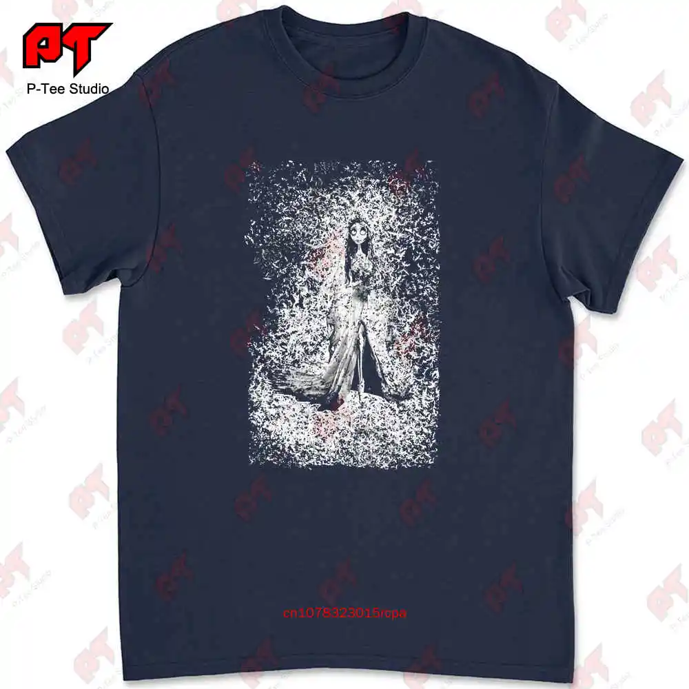 The Corpse Bride Bird Dissolve Movie Emily T-shirt J4DF