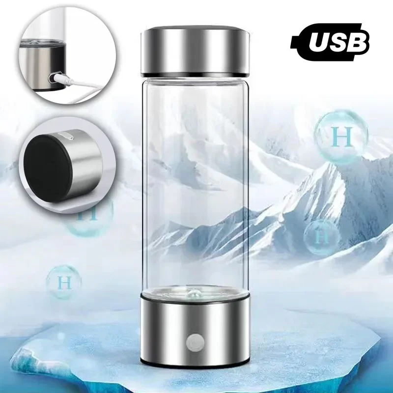 420ml Hydrogen-Rich Water Cup Portable Hydromassage Water Cup New Hydromassage Cup Marketing Gift Hydrogen Water Cup