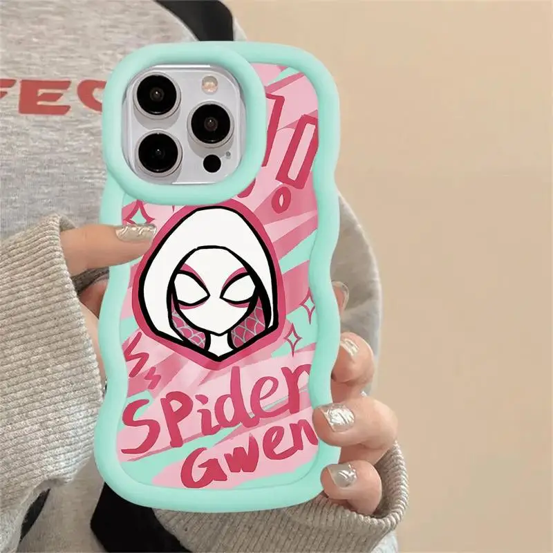 Marvel Sipider Man Gwen Cool Phone Case for Realme C30S C55 C53 C35 C25Y C25 C21Y 12 11 C12 C11 12ProPlus 11Pro TPU Soft Cover