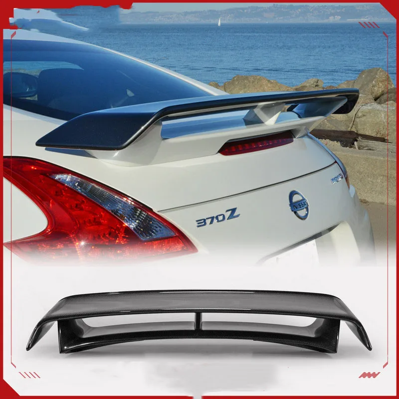 

Applicable Nissan Demon Z34 370Z modified partsNismo 2 spoiler fixed air wing, carbon fiber GT large rear wing