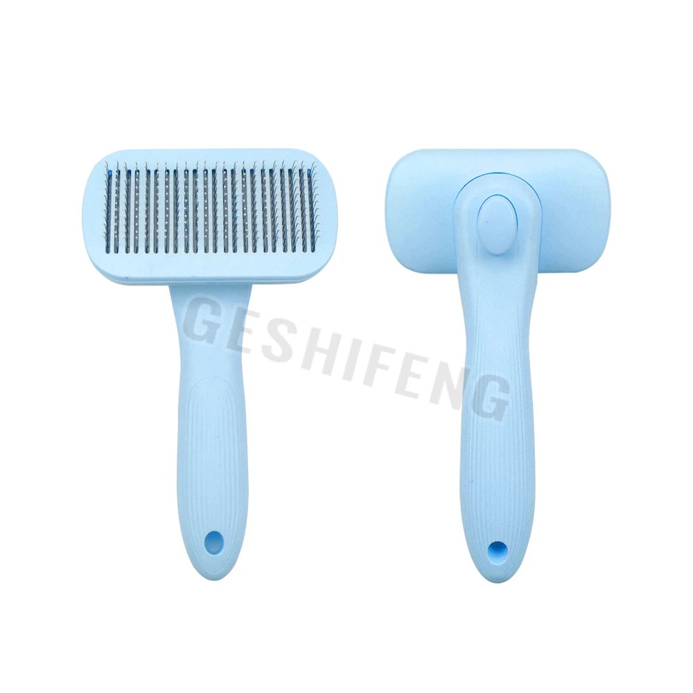 

Hot Pet Grooming Tool Dog Hair Remover Comb Cat Hair Grooming and Care Brush for Long Hair Self Cleaning Brush Pet Clean Comb