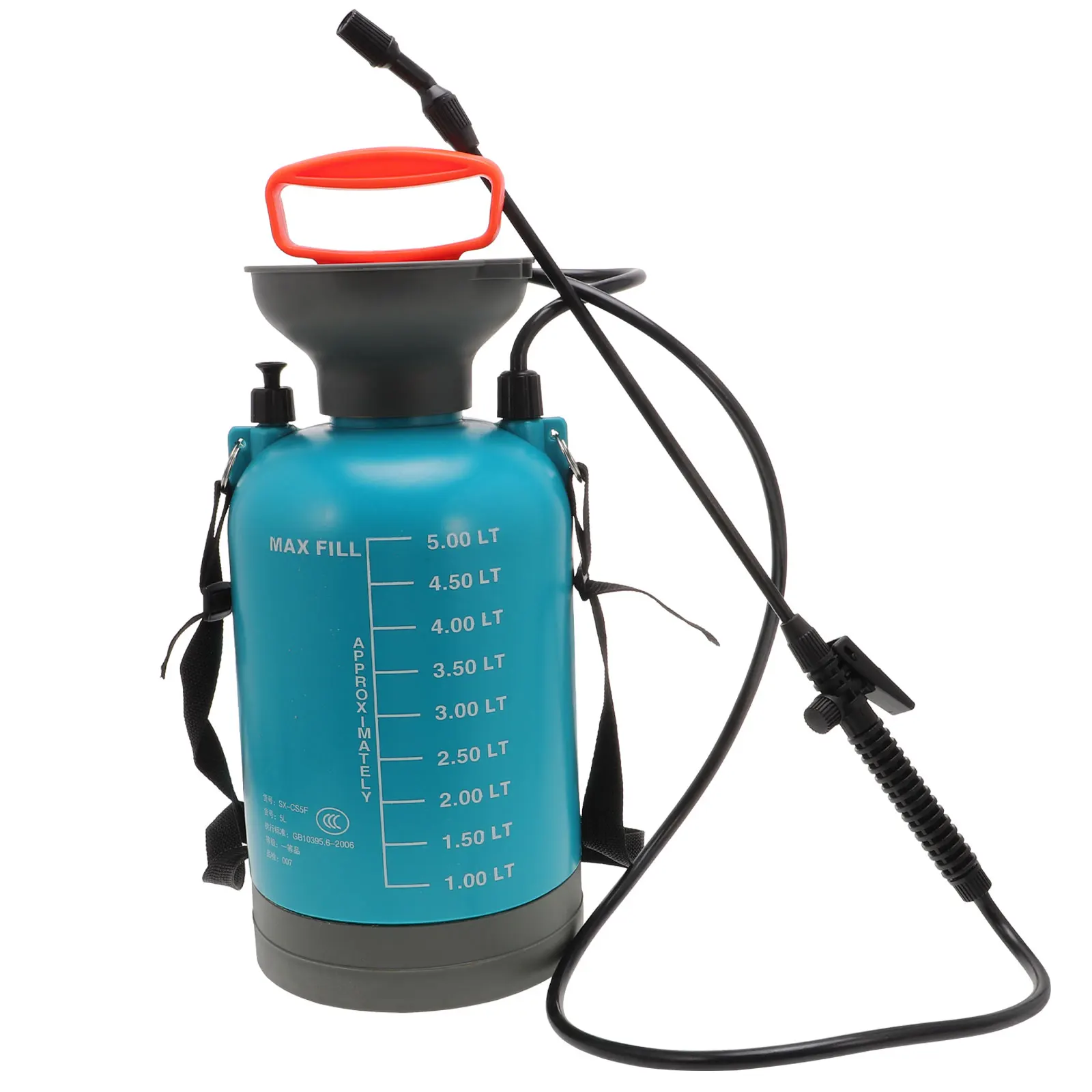 

1 pc 5L Garden Water Bottle Flower Sprinkler Car Wash Watering Can Durable Plastic Manual Press Sprayer For Home Park School